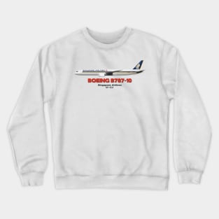 Boeing B787-10 - Singapore Airlines Crewneck Sweatshirt